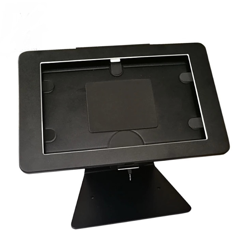 android 10.1" tablet pc countertop/desk/table ordering stand kiosk, metal PAD bracket with keylocks mounting for huawei tablet