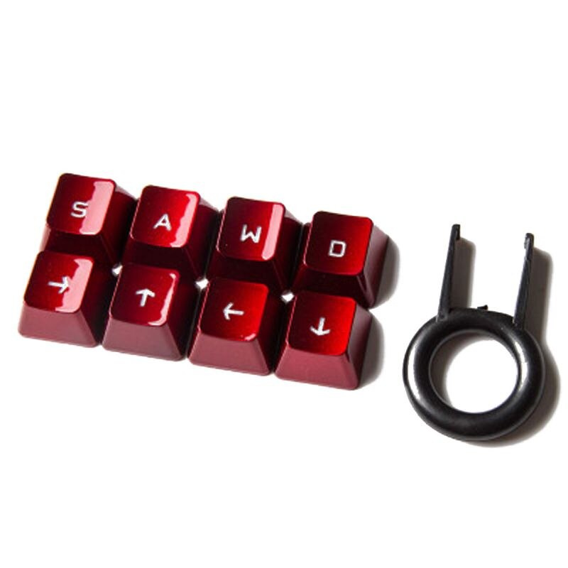 Capuchons de touches WASD et Arrow, pour clavier mécanique logitech G910 G810 G310 romer-g Switch B3K: Red