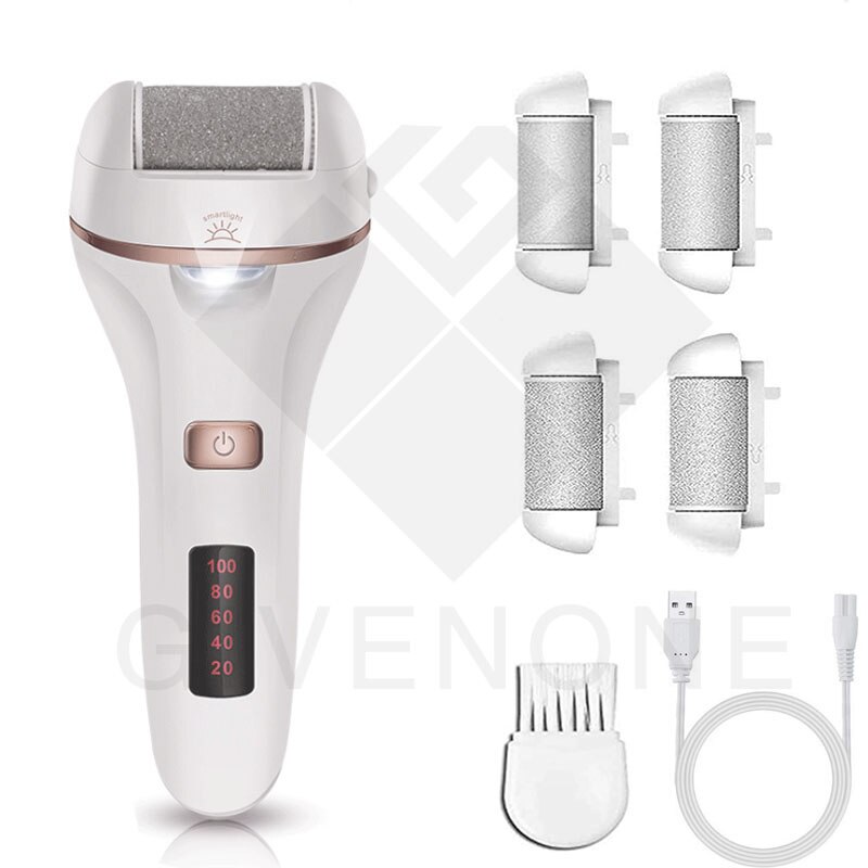 Electric Foot File Two-Speed Adjustment Pedicure Tools Dead Skin Callus Remover USB Foot Grind Machine Portable Foot Care Tool: Foot grinder