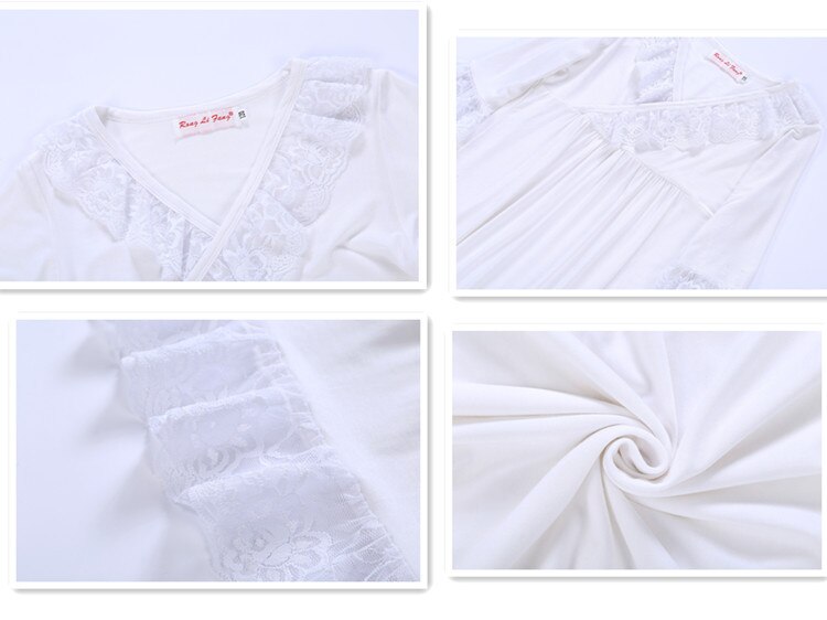 Spring Children's Baby Girl Sleepwear Lace Ruffled Night Dress Vintage Nightgown Kids Home Wear Princess Sleepshirt