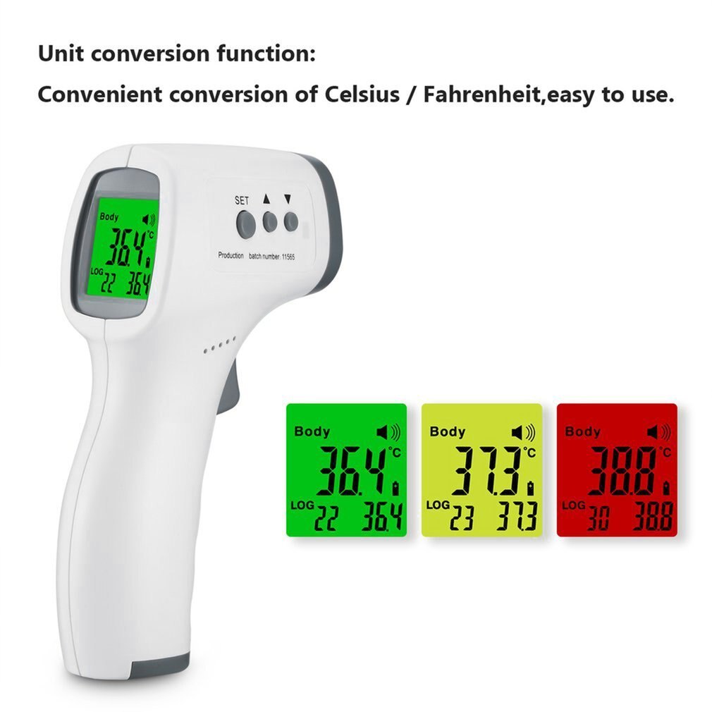 Digitale Thermometer Gun Non-Contact Temperatuurmeting Dagelijks Thuis Infrarood Elektronische Thermometer