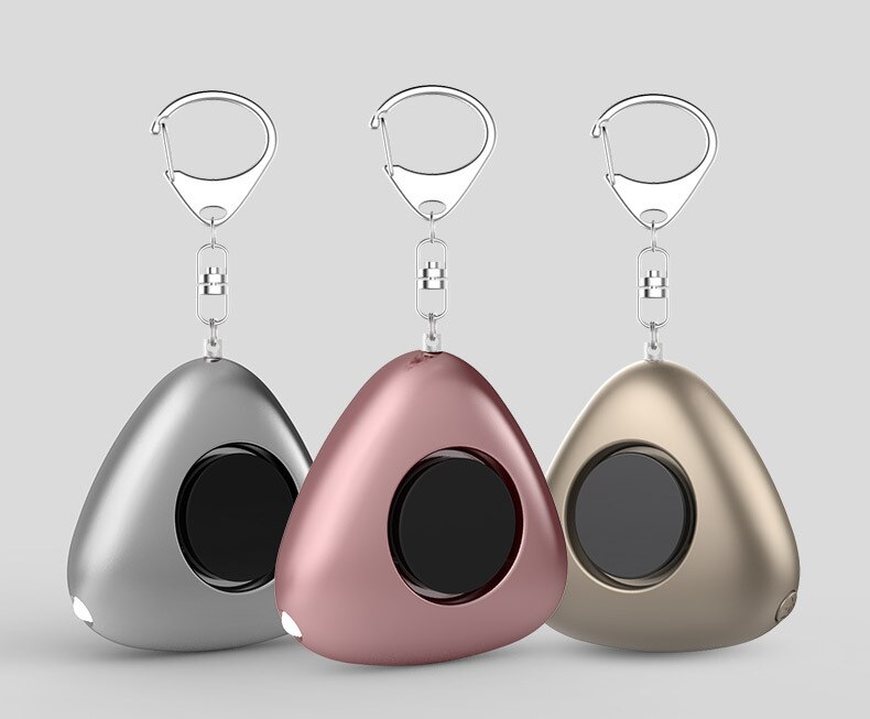 Mini defensewomen elderly personal security alarm alert defender emergency panic alarm with LED light