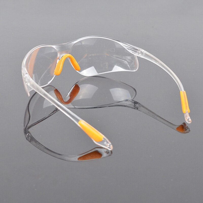Clear Anti-impact Factory Lab Outdoor Work Eye Protective Safety Goggles Glasses Anti-dust Lightweight Spectacles
