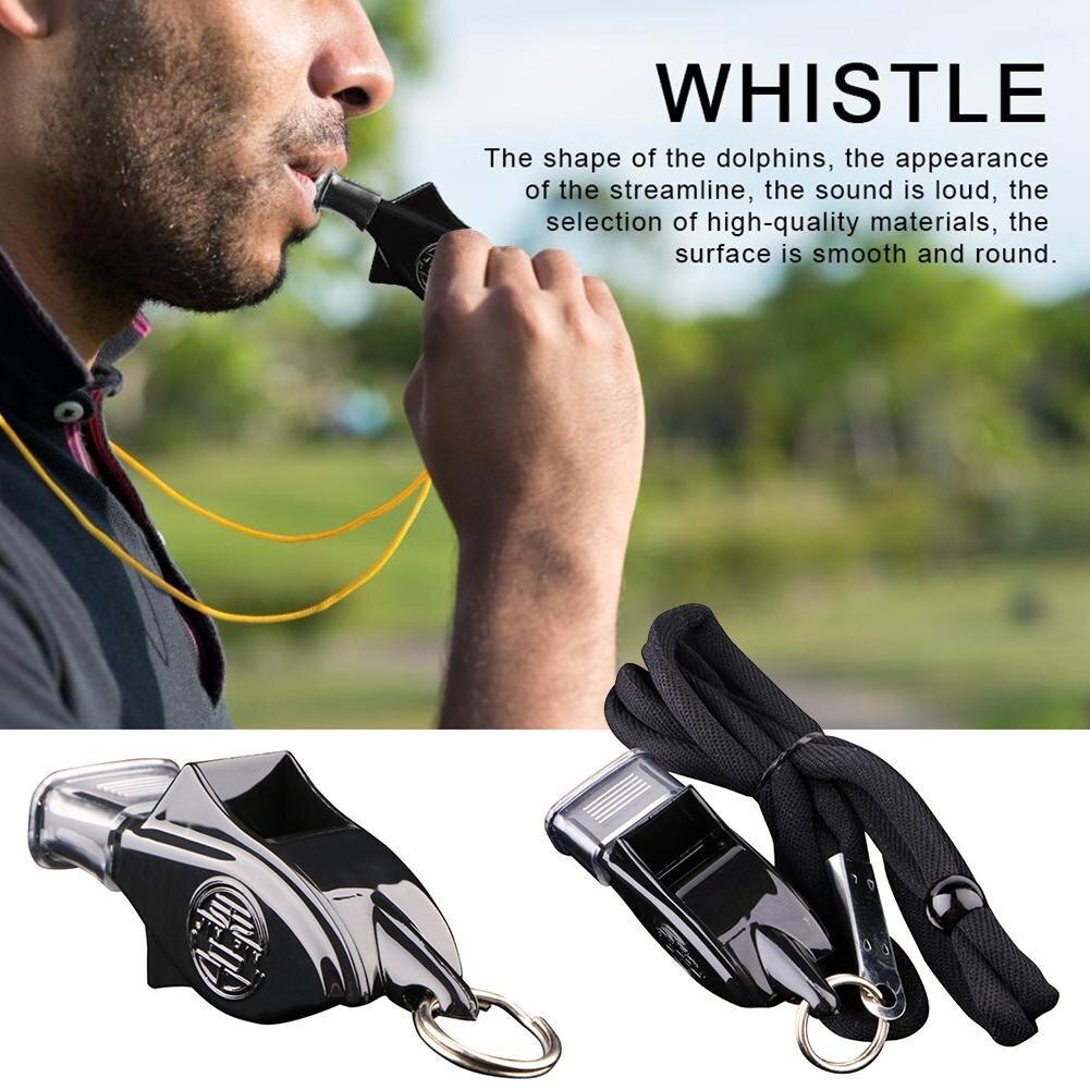 130 Decibels High Frequency Dolphin Whistle Outdoor Training Cushioned Referee Mouth Football Basketball Match Whistle Spor B3B1