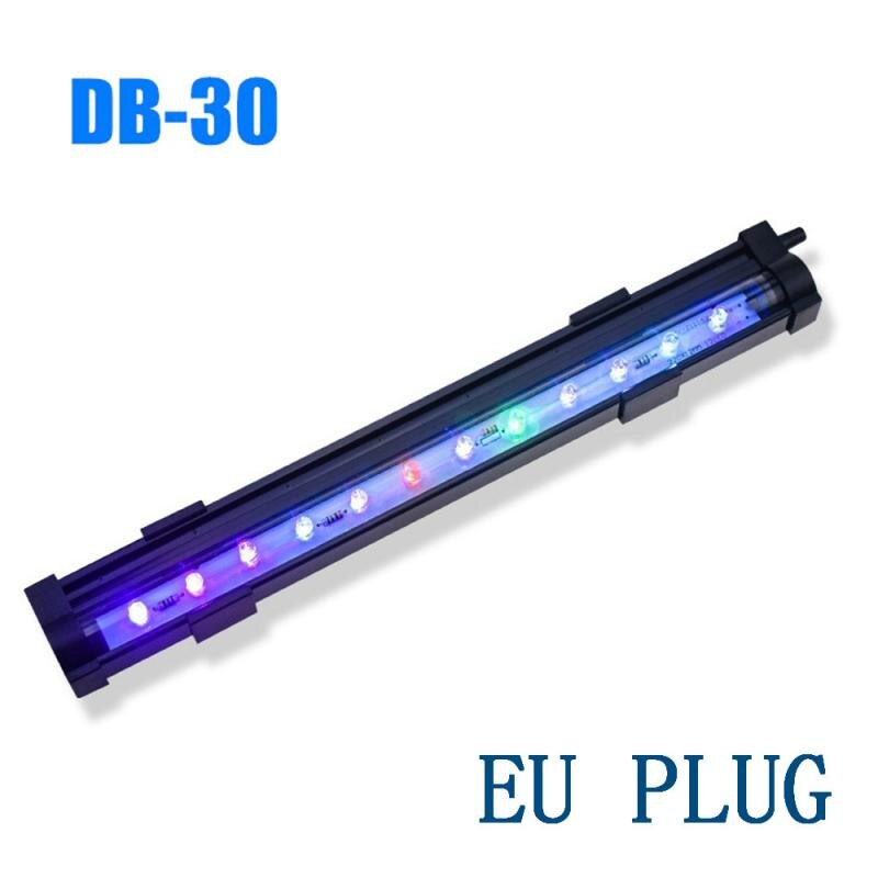 Super Slim Leds Aquarium Verlichting Aquatic Plant Licht 15/26/36 Cm Extensible Waterdichte Clip On Lamp Voor fish Tank: DB-30 EU