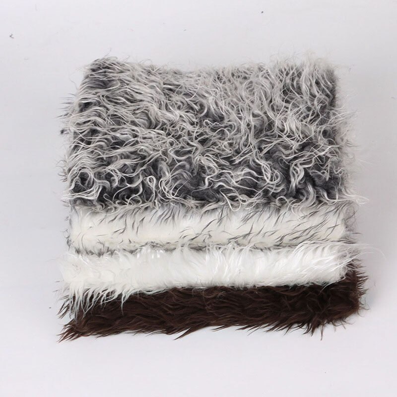 50*50cm Newborn Baby Photography Props Blankets Infant Fur Stretch Yarn Wrapped Props Blanket Outfit Photo Props