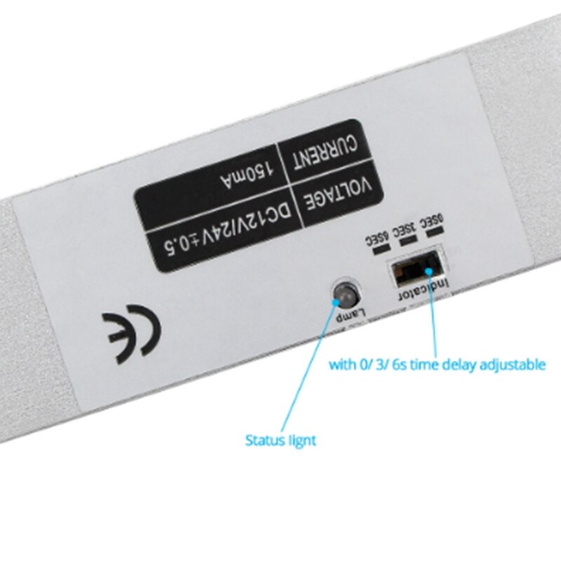 DC12V Electronic Door Lock Access Lock Safe Bolt Lock for Door Access Control Lock Door Exposed Installation Access Control