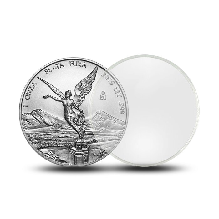 40mm Coin Capsule for Mexico 1 oz Silver Libertad BU Coin, Acrylic material, Coin Holder