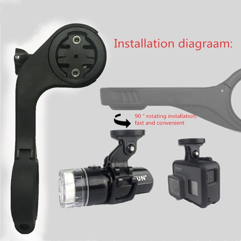 Mtb road wahoo-fäste plast gopro cykeldatorfäste garmin stödcykel cykeltillbehör för igpsport bryton pannlampa swit