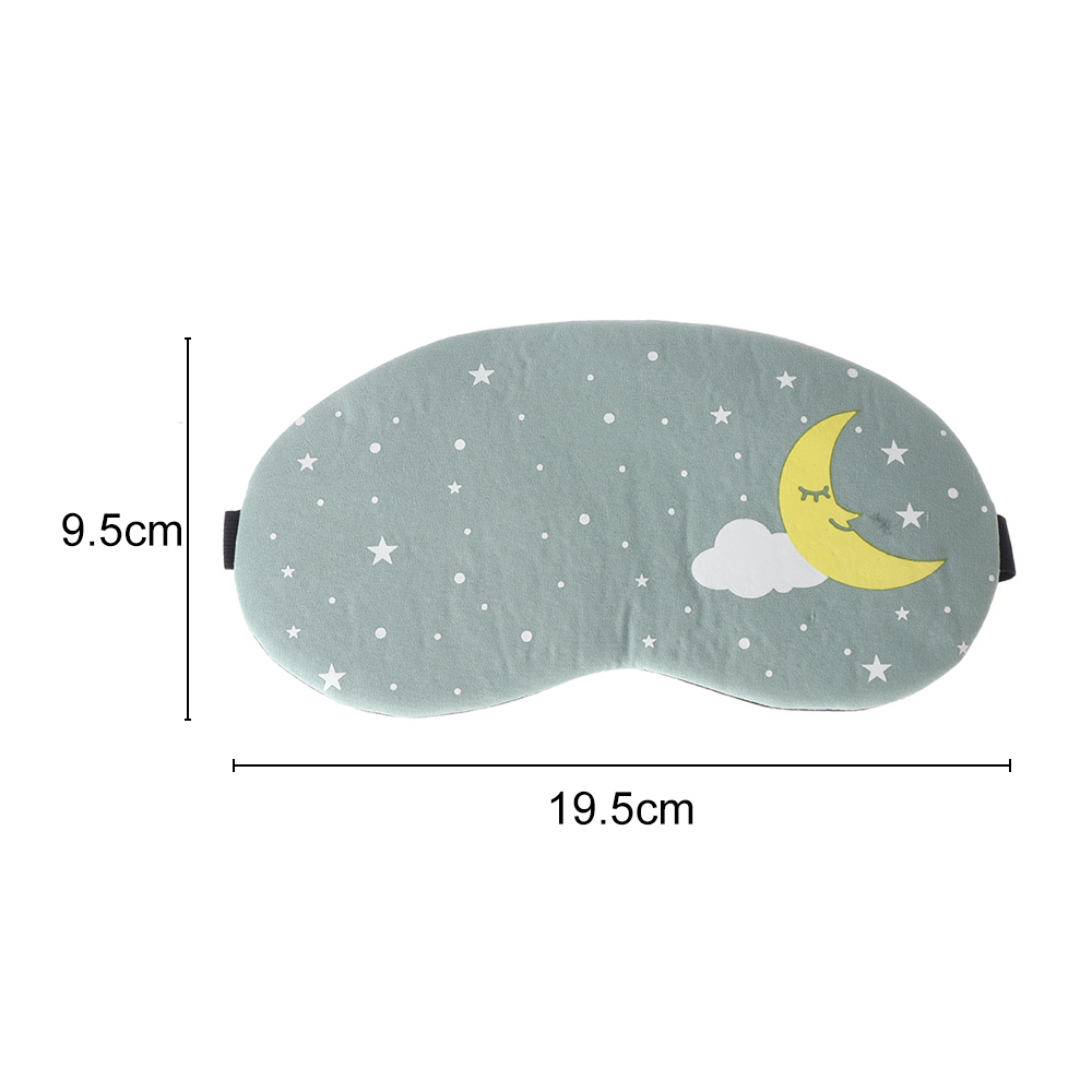 1PC 3D Soft Padded Shading Eye Mask Sleep Eyeshade Cartoon Starry Sky Eye Blindfold Patch Sleeping Aid Accessory Relaxing Tools