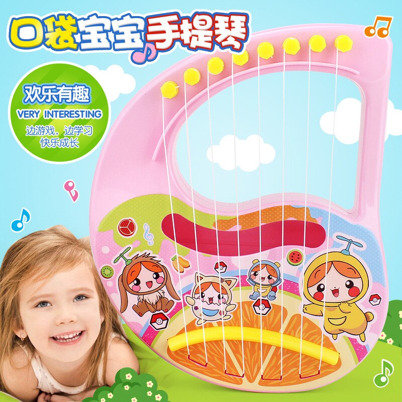 musical instrument simulation Ukulele portable harp Enlightenment early education music toy can play guitar