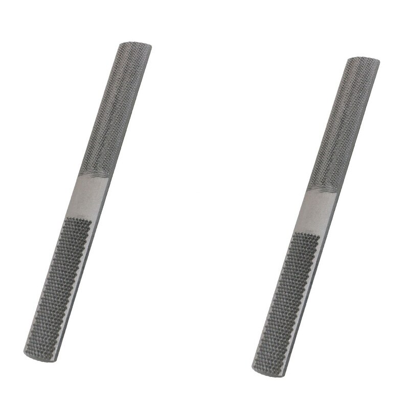 GTBL Wood Rasp File 2Pack, Hand File and Round Rasp, Half Round Flat Needle Files, Iron Wood Rasp Set for Sharping Wood and Meta