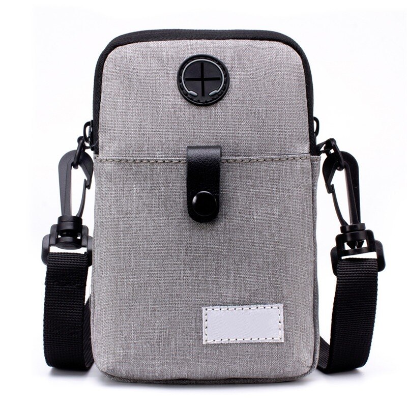 Men's Messenger Bag Crossbody Shoulder Bags Travel Bag Man Purse Small Sling Pack for Work Business: grey 3