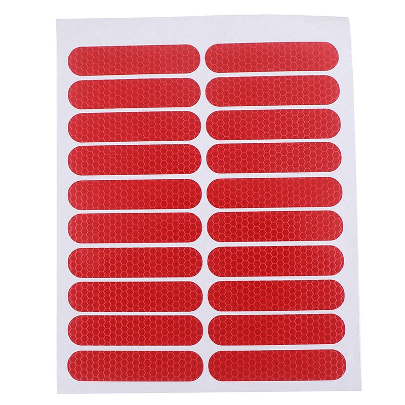 1 Set Elektrische Scooter Body Reflecterende Stickers Voor Xiaomi Mijia M365/Pro Scooter Decoratie Accessoires: Red