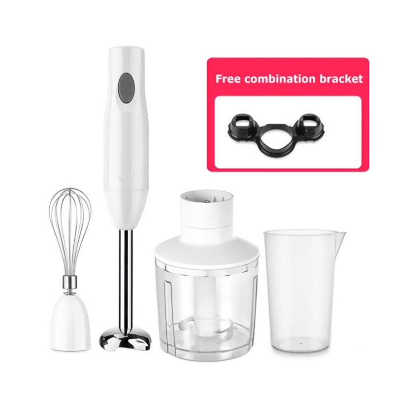 Household Electric Blender Multi function Food Processor Mixer Portable Kitchen Whisk Beaker Juicer Milkshake Maker Blender: B / EU Plug