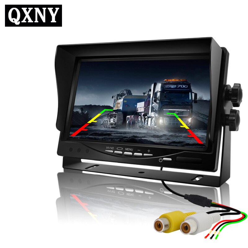 Bilvisningskamera high definition 7 tommer digital lcd bilskærm,, ideel til dvd, videobåndoptager skærm, køretøjskameraer bilelektronik: Kun monitor