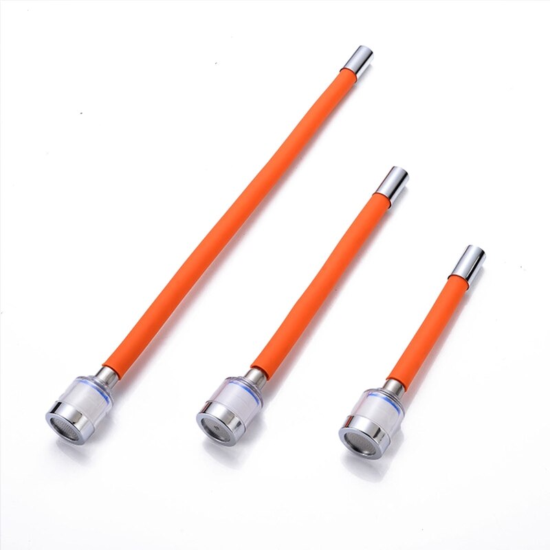 Universal Faucet Extension Extender 360° Rotation Adjust Free Bending Faucet Extension Tube Kitchen Bathroom Accessories Q81C