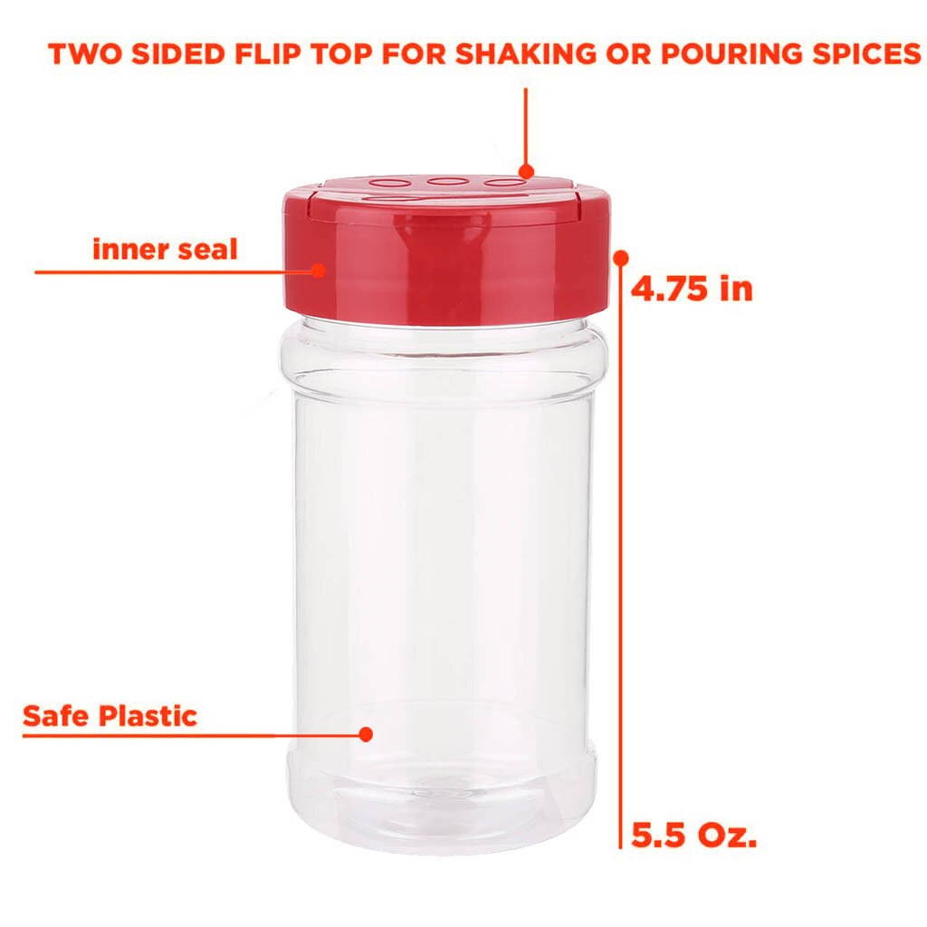 4PCS Spice Jars for Storing Spice Herbs Spice Containers with Flip Top Cap Kitchen Gadgets Spice Bottle Cumin Powder Box Set