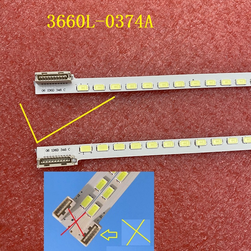 Tira de LED para iluminación trasera para 42LV579s 42LV5500 3660L-0374A 42E96RS 42LW4500 42PFL8606D 42LW4500 42LW5700 42LW5500 42 V6 Edge FHD R L