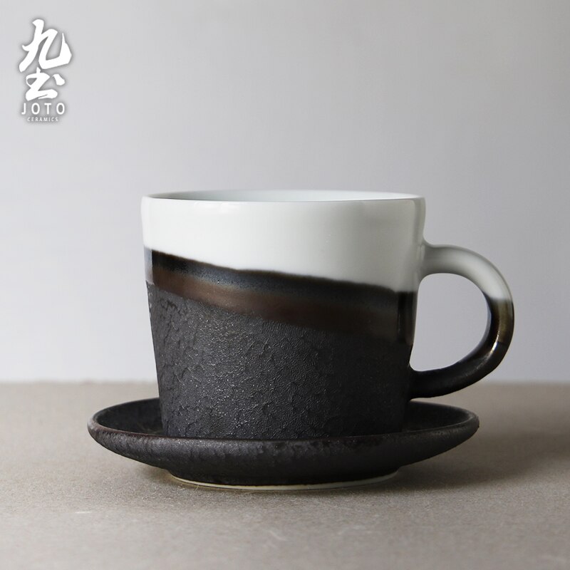 Espresso Coffee Cup and Saucer Set Porcelain Traditional Chinese Tea Cups Smoothie Filizanki Do Kawy Eco Friendly Cups AB50BD: D