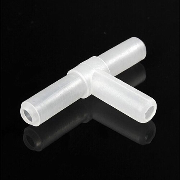 Plastic Aquarium 3-Way T Vorm Connectors Voor Aquarium Luchtpomp Line Tubing Gewrichten Luchtpomp Accessoires