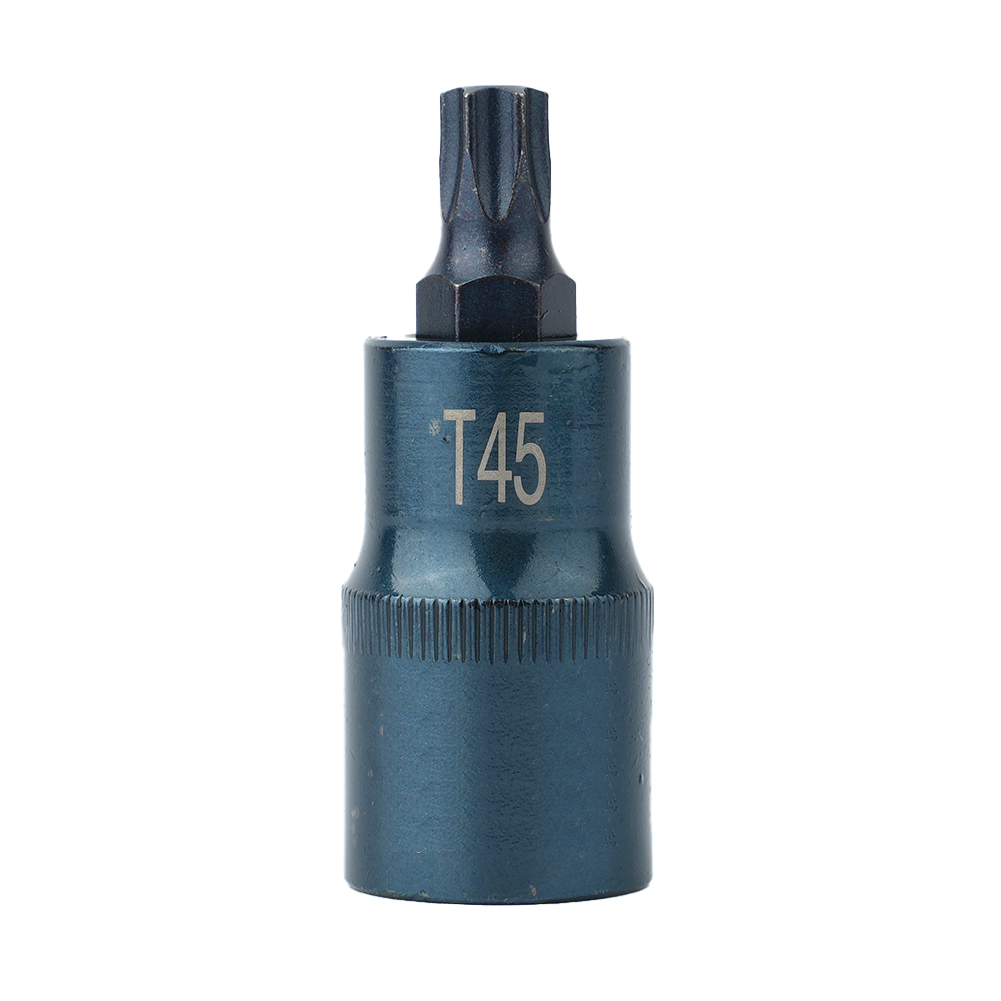 Torx Screwdriver Bit 1/2inch Socket Bits Adapter T30 T40 T45 T50 T55 T60 T70 Torx Socket Adapter Hand Tool For Ratchet Wrenches: Gold