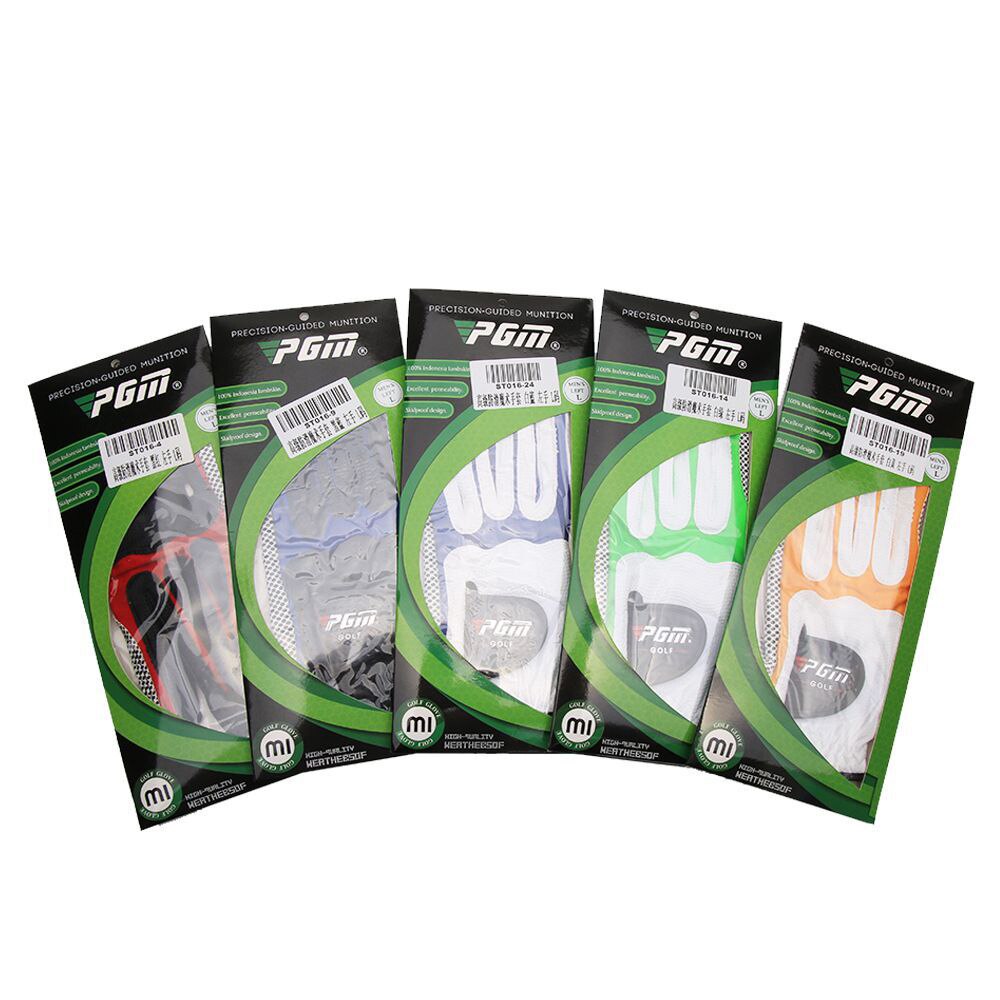 PGM Men's Golf Fiber Cloth Gloves Left/Right Hand GloveMagic Elastic Particles Women Slip-resistant Accessories
