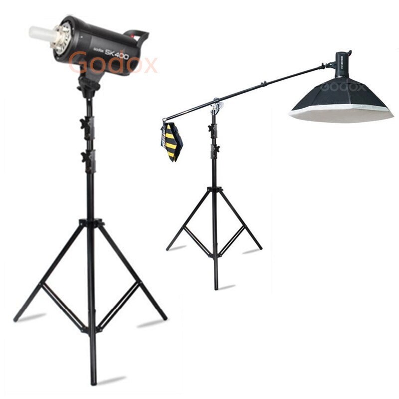 Studio levert 304 2 m light stand stand 1/4 schroef head tripod stand lente light stand voor Flash Fotografie licht softbox LED