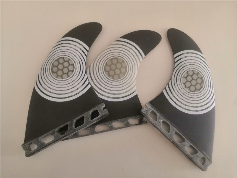 Future G5 fins white circle Fiberglass SUP Surfboard Fin Fins in Surfing surfboard accessories