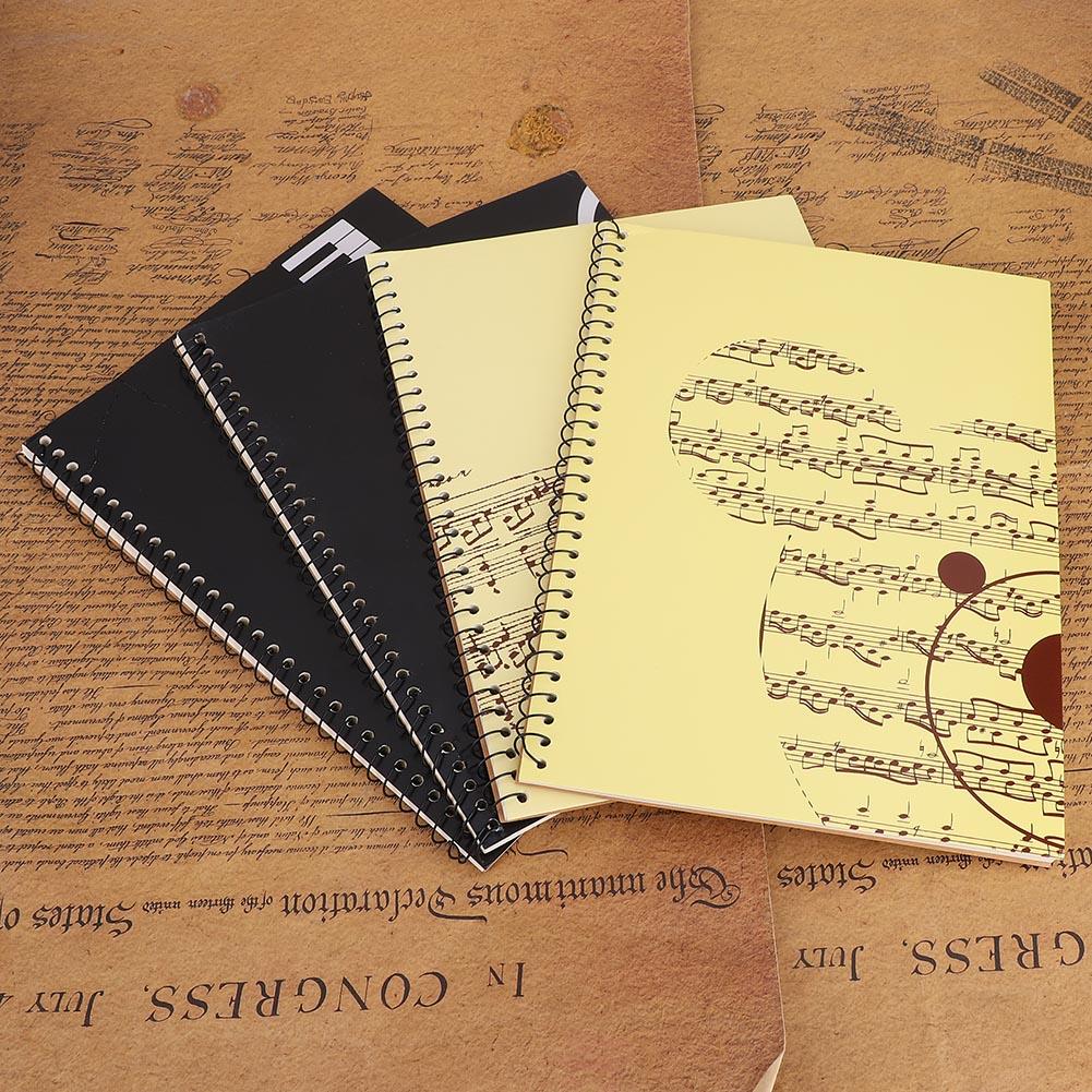 50 Pages Musical Notation Stave Notebook Music Manuscript Writing Paper Piano Exercise Book Staff Song Writing Note Book