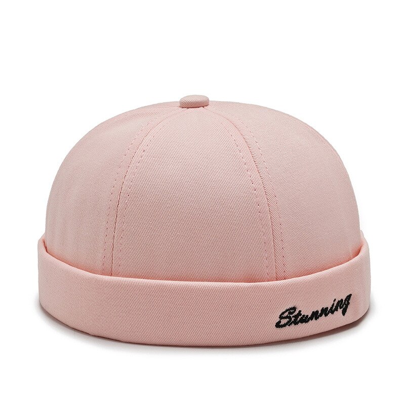 Frühling und sommer neue lässig vermieter Hütte straße melone haut flut hüte ohne krempe retro Hüfte hüpfen Deckel männer und frauen Universal- kappe: Rosa