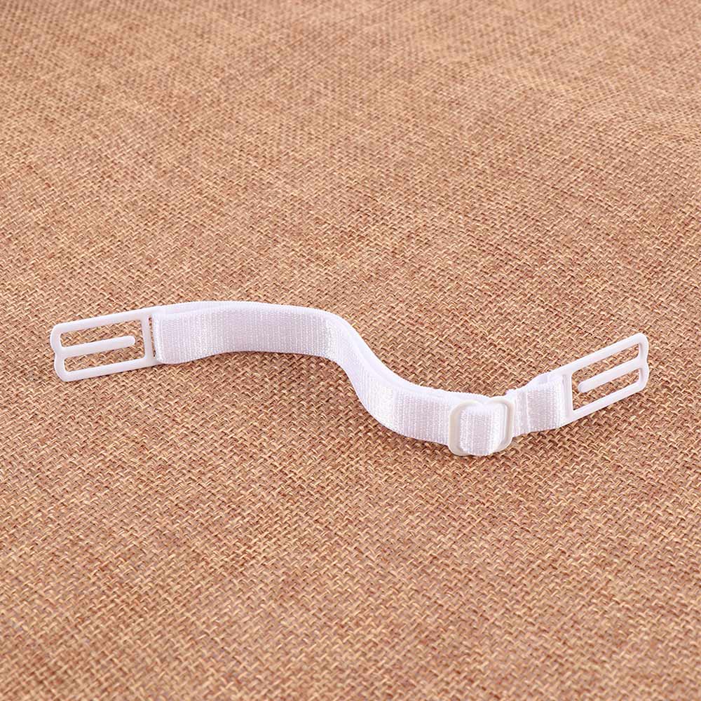 2pcs/lot Double-Shoulder Strap Slip-Resistant Belt Buckle Shoulder Strap Bra Non-Slip Back Bra Strap Holder Adjustable: white