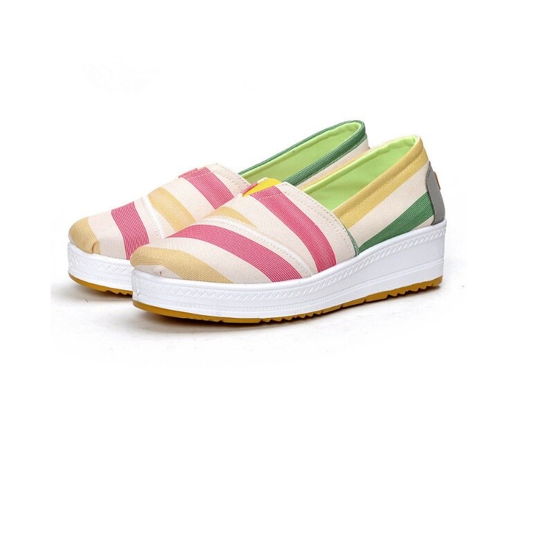 Skor kvinna sneakers klassiska casual skor student plattform dam hem