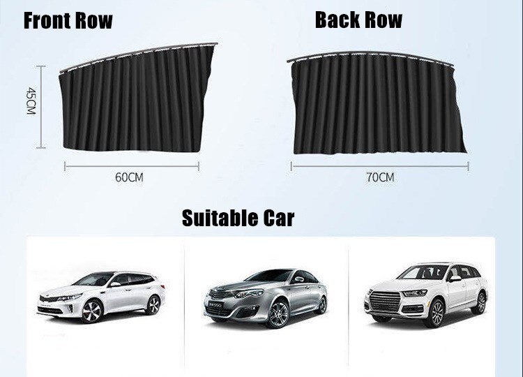 Auto Fenster Sonnenschutz Vorhang Magnet Sporn Einstellbare Auto Vorhang Sommer Sonnenschutz Fenster Bildschirm Tuch Auto Dekor Liefert