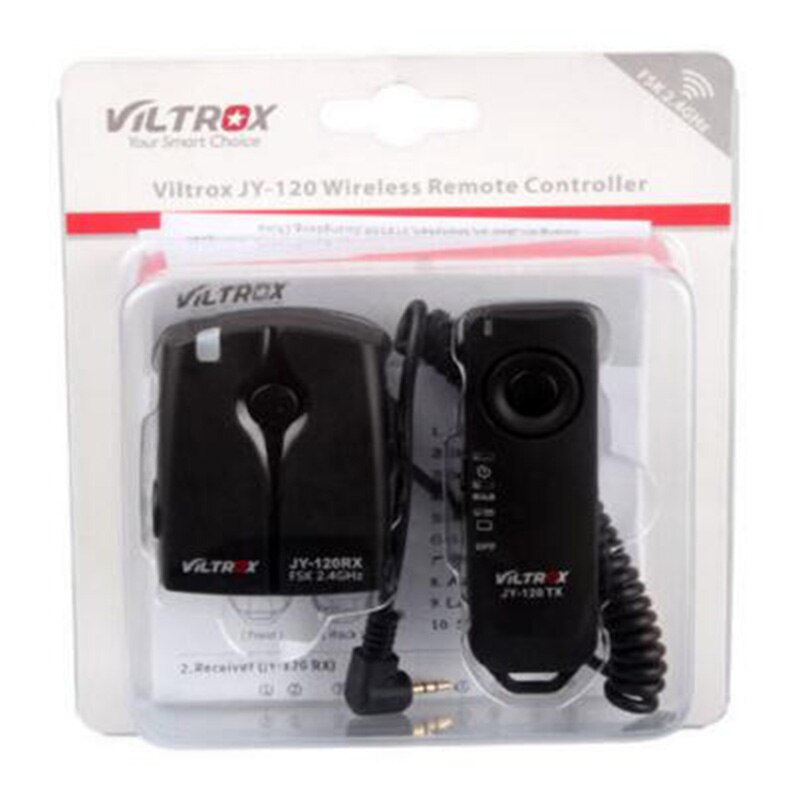 Viltrox JY-120 c3 Sem Fio de liberação do obturador controle Remoto para canon DSLR camera 1d4 1e 5d 5d2 5d3 6d 7d 10d 20d 30d 40d 50d