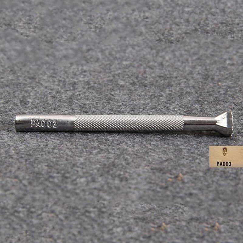 Leerbewerkingsgereedschap voor het bedrukken van leer snijmes/hamer/leerdraaimes/gereedschapskist leerstempelset