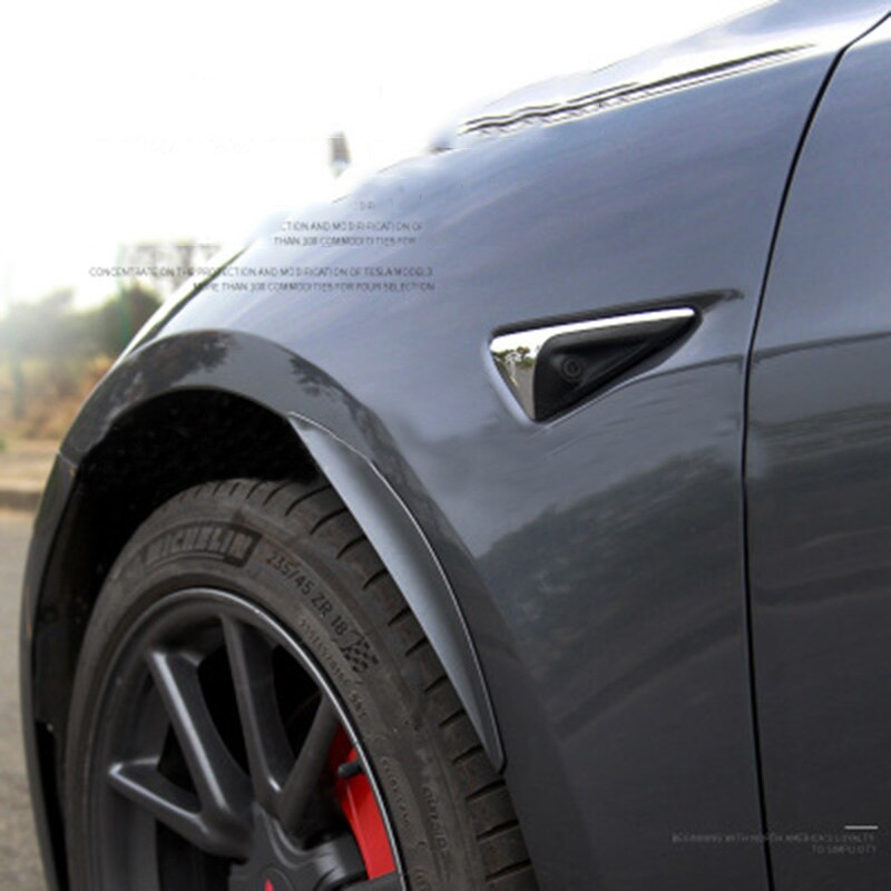 4Pcs/Set Mud Flaps Flexible Car Off-road Fender Flare Wheel Arch Protector For Tesla Model 3 Accessories