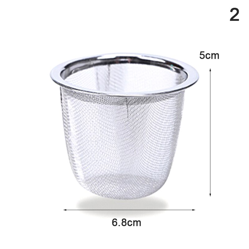 Reusable Stainless Steel Mesh Tea Infuser Strainer Teapot Tea Leaf Spice Filter Drinkware Kitchen Accessories Diameter 5-7.8CM: A2