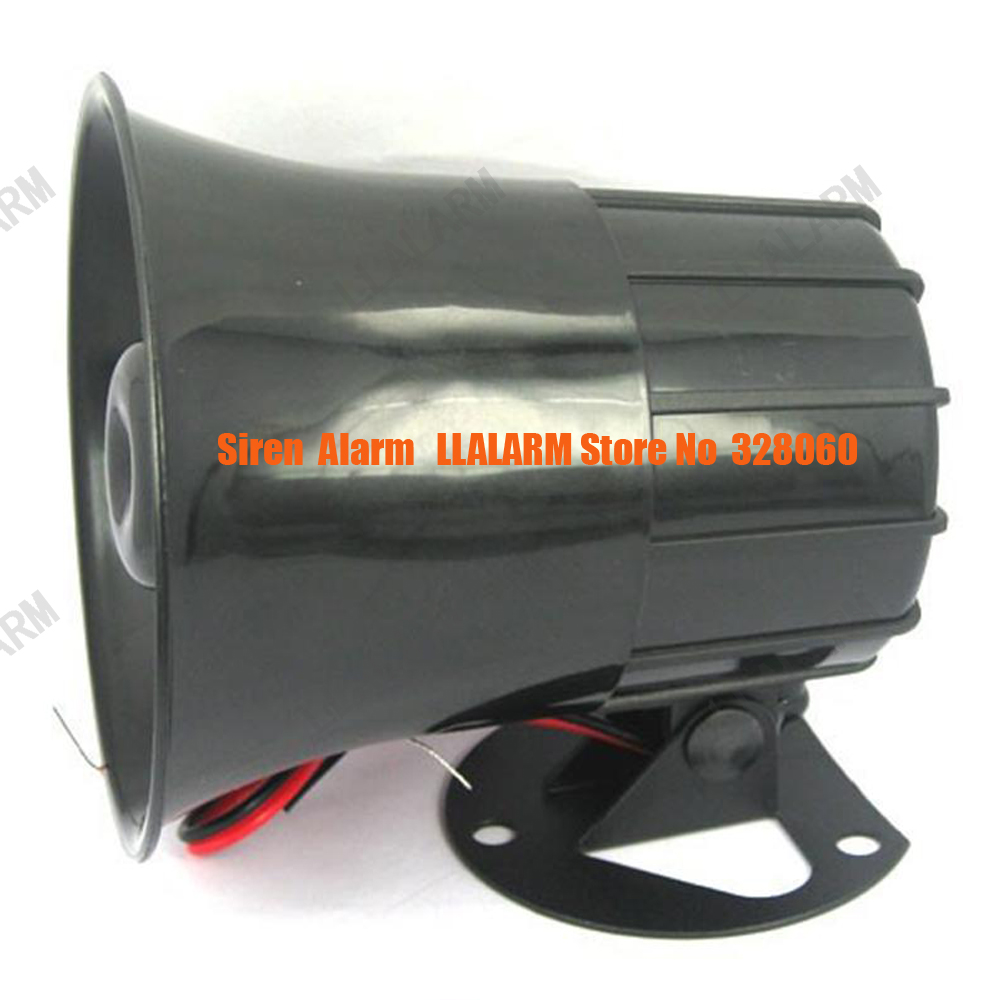 DC 12V Wired Loud Alarm Siren Horn Outdoor with Bracket for Home Security Protection System alarm systems security home