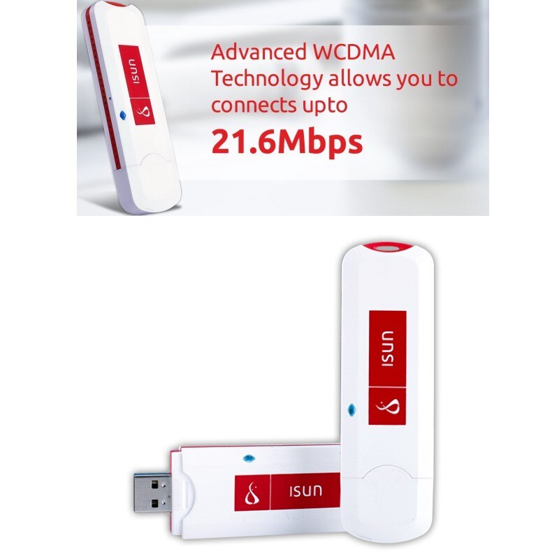 21.6 Mbps 3G HSPA + WCDMA 900/2100 Mhz Modem sans fil WiFi Dongle Hotspot Mobile