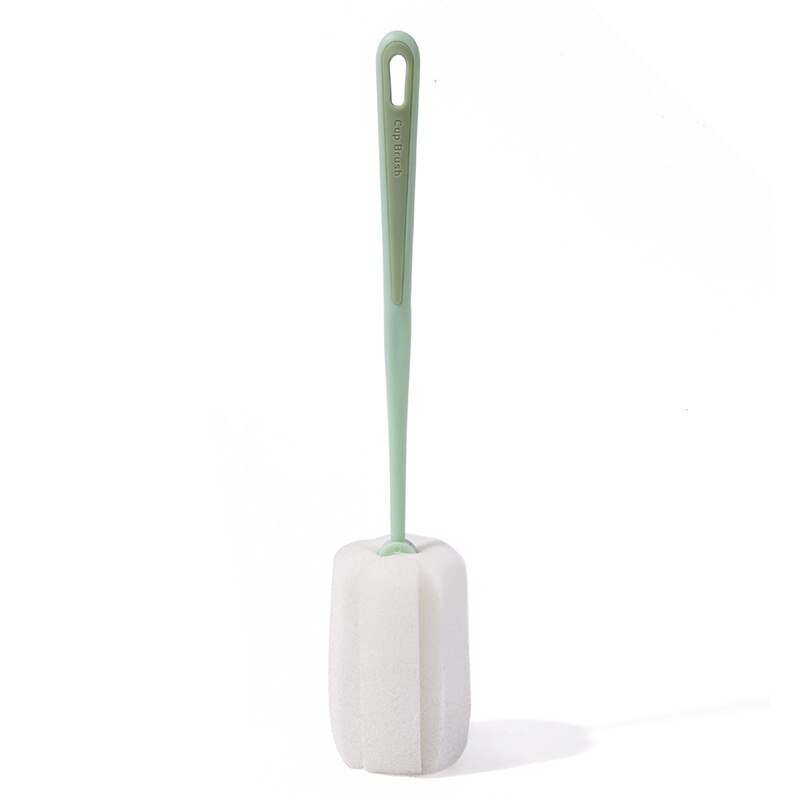 Lange Handvat Babymelk Zuigfles Spons Borstel Tepel Cleaner Multifunctionele Huishoudelijke Cup Reinigingsborstel Baby Accessoires: Green
