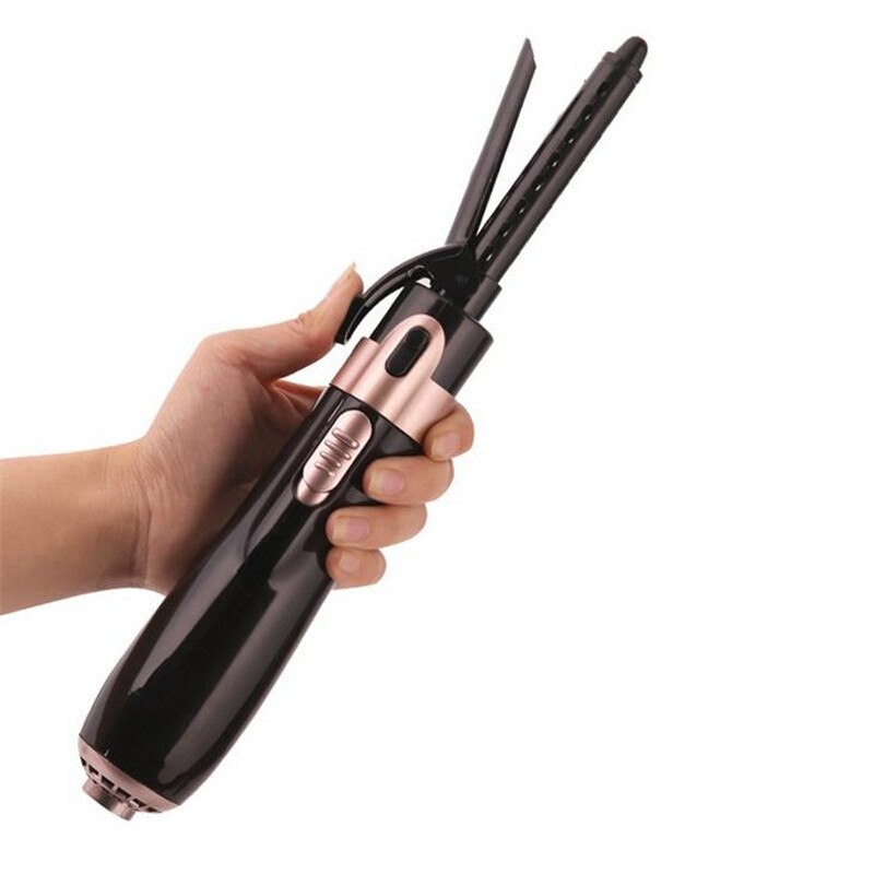 Multifunctional 4 in 1 Electric Hair Dryer Brush Hair Straightener Curler Brush Negative Ion Air Comb Hair Styler Tools 40#
