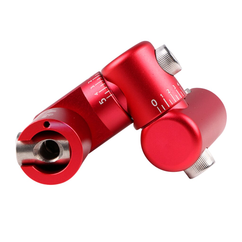 Single Adjustable V-Bar Black/Red - Lightweight Magnalium Alloy