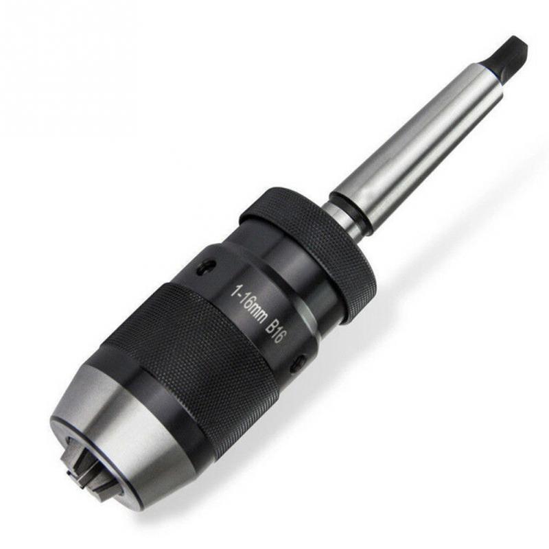 1-16mm MK Self Tighten Durable Lathe Tool MT1-MT5 Arbor Accessories Keyless Machine Accurate Drill Chuck Steel Live Center
