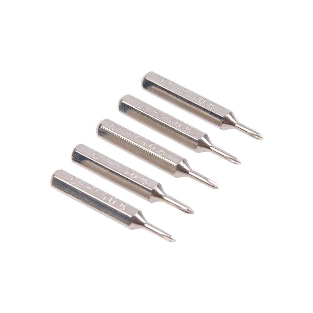 5PCS Y-type CR-V Screw head 0.6 Bit Precision Screw Driver Opening Repair Tool Set for iPhone 7/7 Plus/8/8 Plus/X Hand tools M4