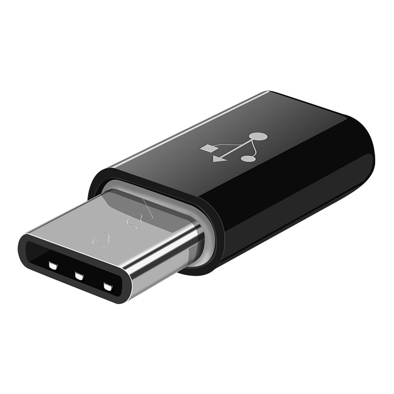USB Type C Female To Micro USB Male Adapter Connector Type-C Micro USB Charger Adapter V8 Charging Data Transmission Converters: Turquoise