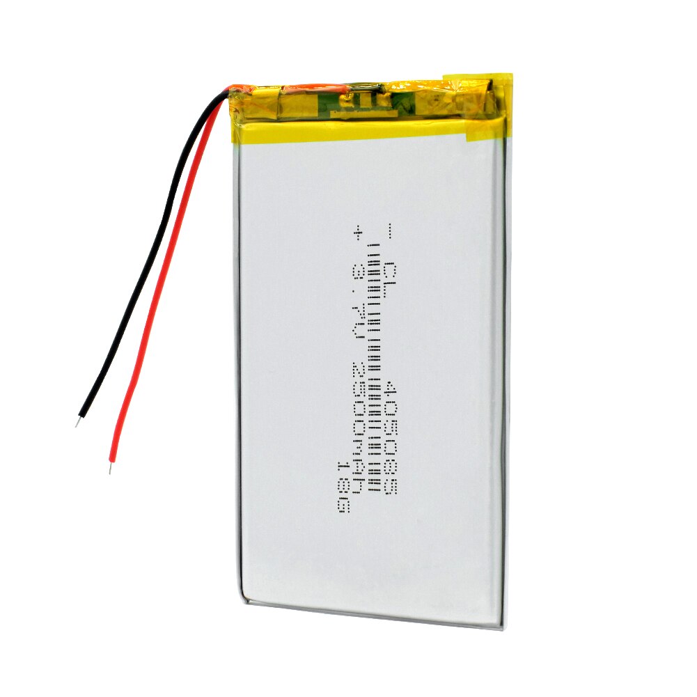 3.7V 2500mAh Li-polymer Battery 405085 For MP4 MP5 DVD GPS Camera Lipo li-ion Lithium Li-polymer Battery Replacement Battery