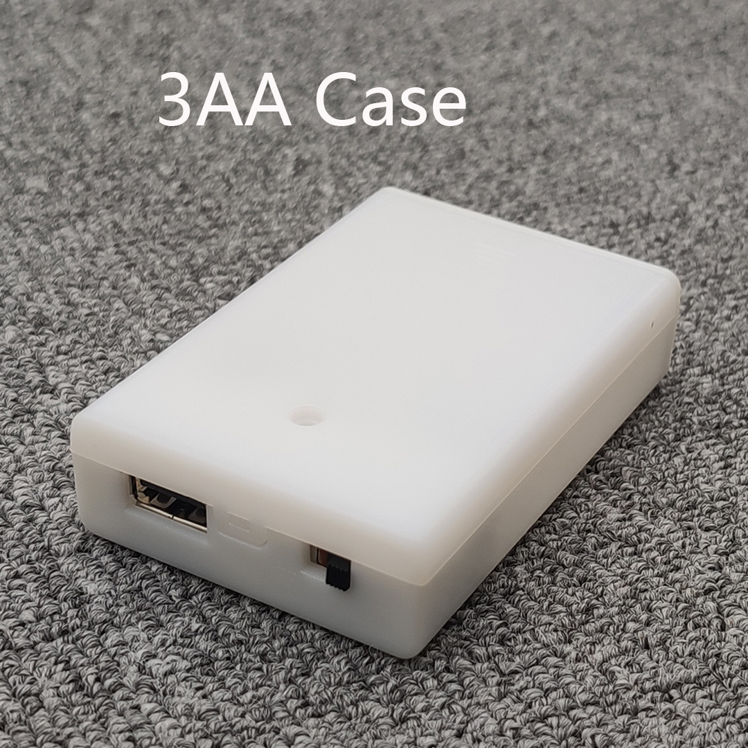 3AA 4,5V Batteriekasten AA Batteriegehäbenutzen AA Batteriehalter mit Schalter AA Kasten 4,5V Weiß mit Leitung oder mit USB/Leitung