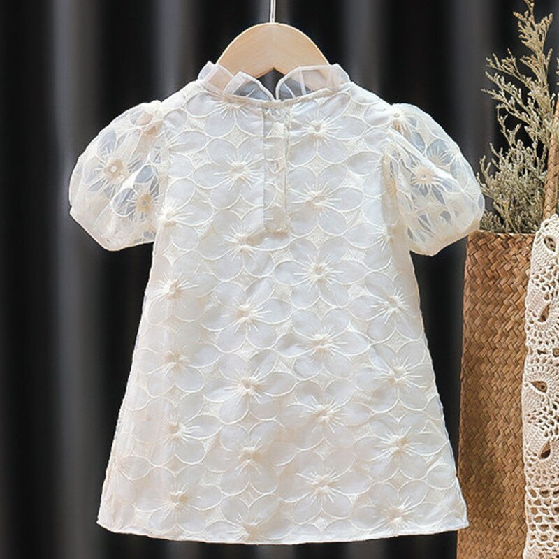 Humor Bear Summer Toddler Baby Kids Girls Lace scava fuori Princess Dress outfit abiti abbigliamento per bambini Infant DressVestido