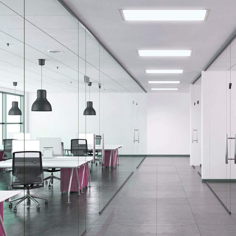 LED Downlight 40W 6500K LED Panel Downlight 30X60cm White Grid Lights Insert Light Ceiling Light For Office